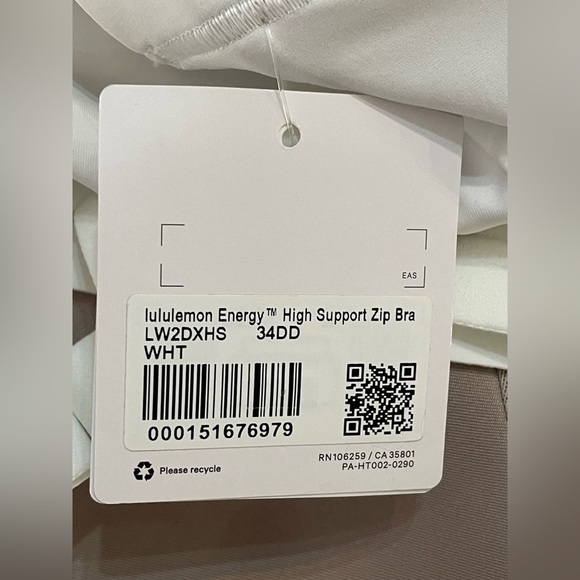 Lululemon Energy Bra *High Support NWT Size 34DD - Picture 13 of 13